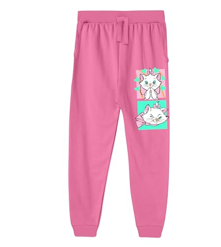 Image of KYDA KIDS Girl's Regular 100% Cotton Printed Joggers for Casual Wear, Jogging, Exercise& Walking (Pack of 1) Pink