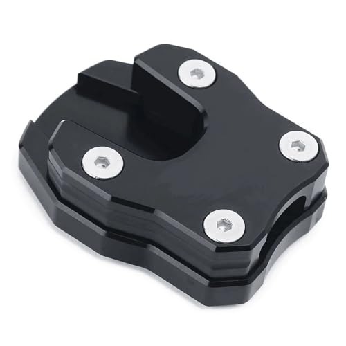 Support latéral pour CT125 béquille moto stable plaque d'agrandissement en aluminium noir