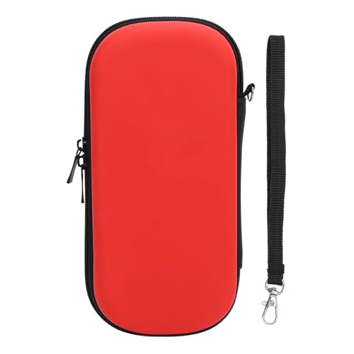 Image of Yunseity Hard Case for Red, Rugged, Hard Shell, Water , Two Way Zipper, Wrist Strap