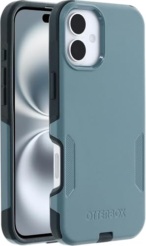 Coque iPhone 16 Plus OtterBox Commuter MagSafe fine résistante antichoc verte