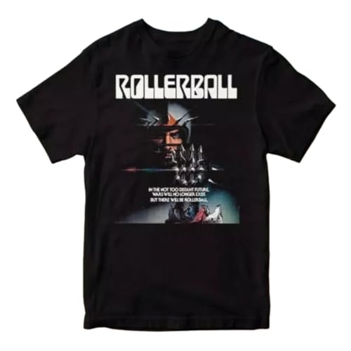 GUEWBF Rollerball 1975 Movie T ShirtBlackM