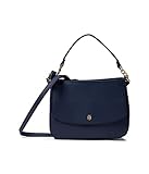 Tommy Hilfiger Yvette II Top-Handle Flap Satchel Saffiano PVC Tommy Navy One Size