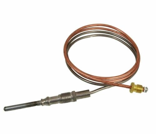 Nickel Plated Thermocouple with Thick Cappillary 48 Inch 20-30 MV 11/32