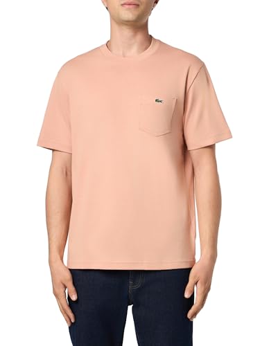 Image of Lacoste Men's Cotton T-shirt with Breast Pocket