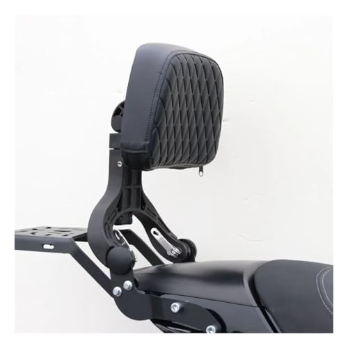 Dossier passager haut de gamme pliable pour moto QJMOTOR 350SRV custom