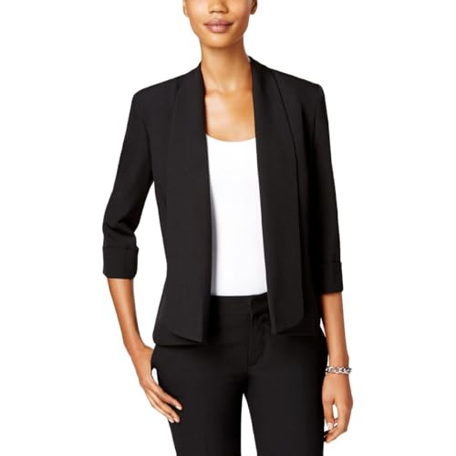 Kasper Women's Stretch Crepe Open Cardigan Jacket
