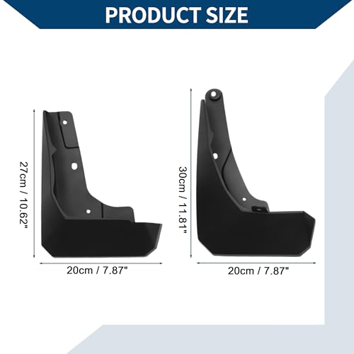 Image of Mud Flaps Splash Guards W /Mount Accessories for Toyota Yaris Cross 2023 Front and Rear Mud Guards 1 Set