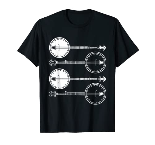 Banjo Jugador Bluegrass Música Country Banjo Camiseta