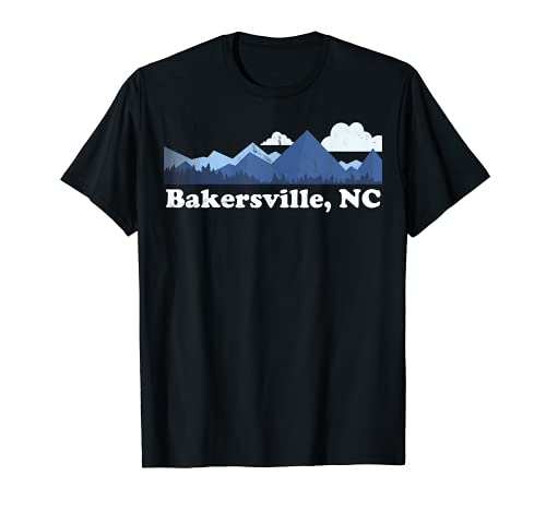 Bakersville North Carolina Blue Ridge Mountains NC Maglietta