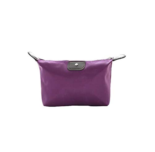 Woman Waterproof Toilet Makeup Bag Brush Organizers (Purple)
