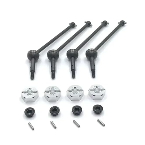 Kit 124016 métal argent mise à niveau voiture RC et pièces de rechange buggy