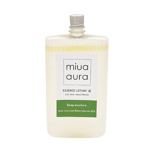 miua aura ミウアオーラ 2層式 フェイスローション III ディープモイスチャー 150ml / 高保湿 乾燥 ガラクトミセス 化粧品 敏感肌 美容液 化粧水 ローション 低分子 ヒアルロン酸 ナイアシンアミド ビタミンc誘導体