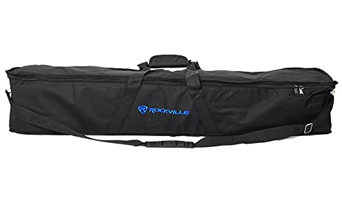 Rockville RLB60 Padded Bag for COLORband, COLORrail, COLORstrip Lights, 2 Compartments, Shoulder Strap, Water-Resistant, for DJ/Event Light Transport