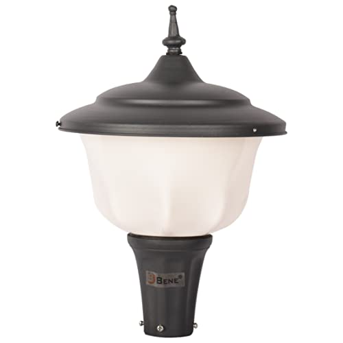 Image of BENE Aluminium Round Adam Garden Light 27 Cm Milky, Grey, Pack of 1 Pc