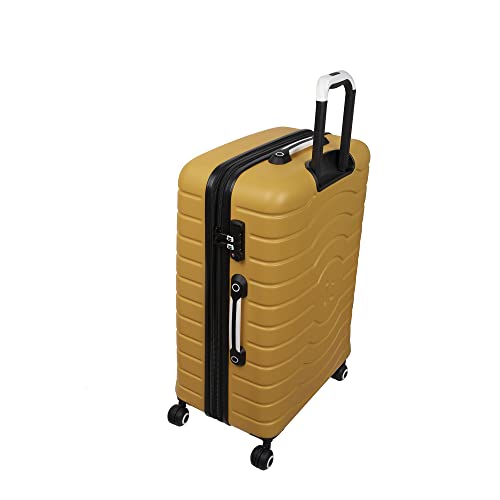 It Luggage Intervolve 32" Hardside Checked 8 Wheel Expandable Spinner, Old Gold #TOP6