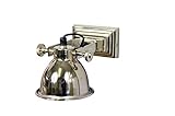 DETAILS: Fassung: E27 Wandlampe Wandleuchte Aluminium Silber Colmore Innen - Lampe aus Metall - 18 cm