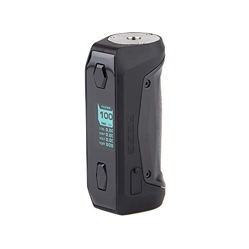 Geekvape Aegis Solo 100W TC Box MOD Power by One 18650 batterie étanche, antichoc et anti-poussière sans e liquide, sans nicotine (Noir)