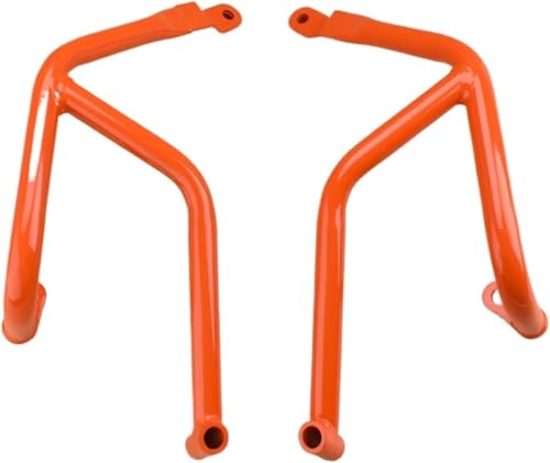 Barre de protection pour moto 390 évitez les casses de carénage moteur avec ce pare-chocs orange