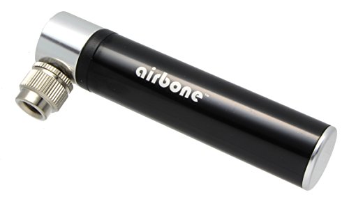 EyezOff Airbone ZT702 Supernova Ultra-Compact Bicycle Pump for Schrader/Presta (9.9cm) Black