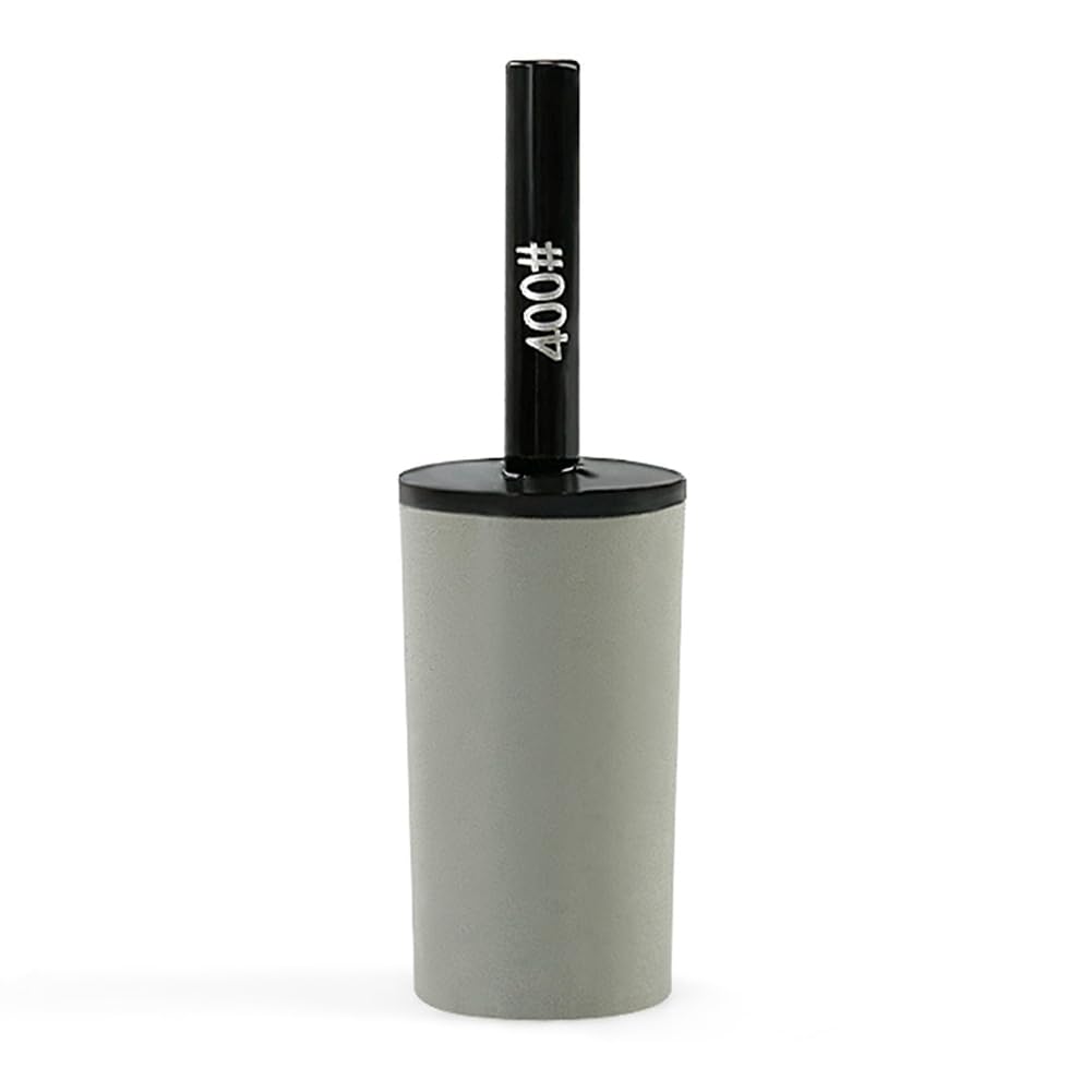 Littimoon Cylinder Grinding Bits 400 Grit with 6mm Resin Grinding Burrs Heads Rotary Tool, Easy to Use Fine Workmanship
