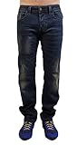diesel jeans stretch Style: Straight Cut Leg Diesel Straight-Cut Stretch Jeans Larkee 084AU dunkelblau (32/32)