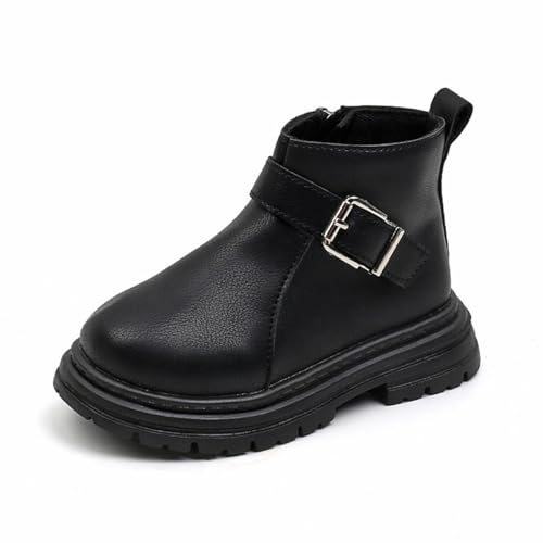 Girls Ankle Boots Waterproof Side Zipper Shoes (Toddler/Little Kid)3