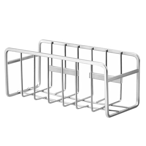 MOTHNUR 多機能スポンジホルダー ステンレス製 キッチン収納ラック 移動可能な排水バスケット付き 洗剤置き場 空間節約 吊り下げ式台所整理