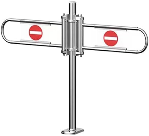 Automatic Closing Swing Gate - Spring-Loaded Safety Gate for Supermarkets & Warehouses - Durable Metal One-Way Entrance Door for Secure Access Control