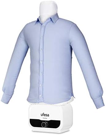 Ufesa Maniquí 2 en 1 SV1200, planchado y secado automáticos, 1200 W, elimina las arrugas, desodoriza y neutraliza los olores, temporizador de 3 horas, tallas S a XXL