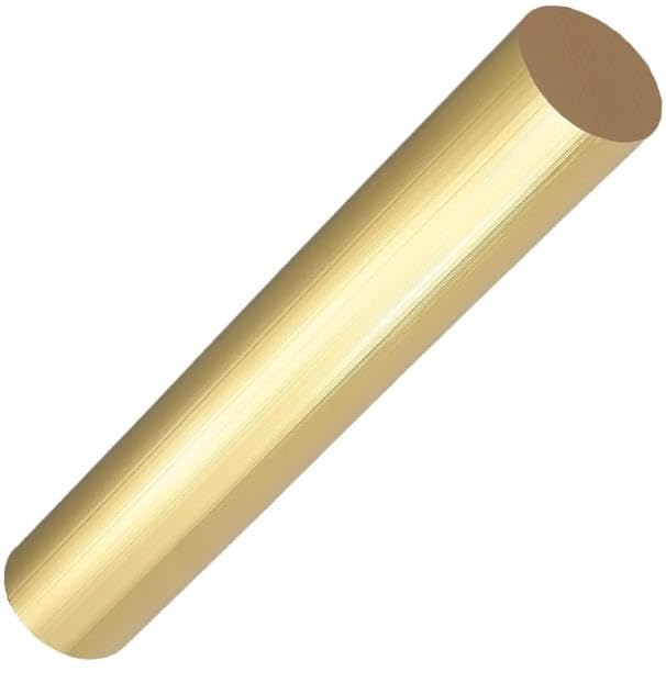 Brass Round Rods, 3mm x 300mm (1/8 x 12 Inch), for DIY Projects, Crafts, 30 Pcs