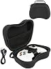 Estuche para GameSir Nova Lite 2, Carcasa Rígida de EVA, Negro, con Cable de Carga | Bolsillo de Malla de Panal, Forro Suave, Asa Ancha, Almacenamiento Portátil de Viaje 2