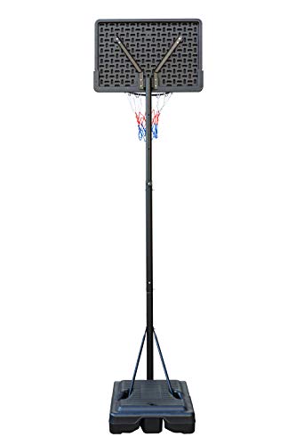 aokung Portable Basketball Hoop & Goal Basketball System Height Adjustable 6.2-8.5ft with 35.4 Inch Backboard and Wheels for Youth Teenagers Indoor Outdoor Use - Thumbnail 5