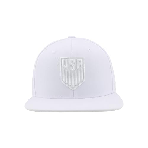 Gorra Snapback U.S. Soccer USMNT Flat Bill Blanca miniatura 2