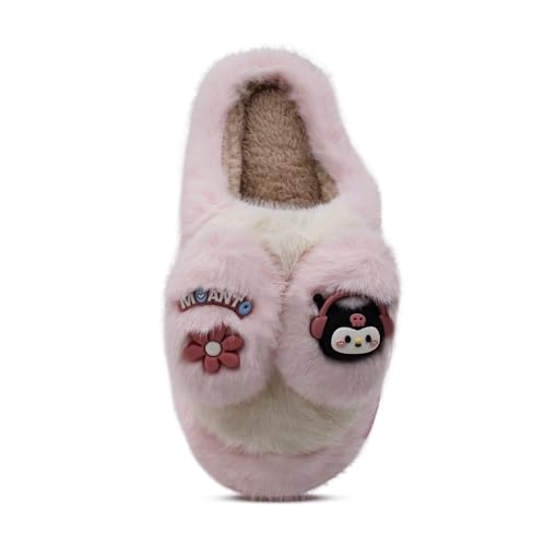 Image of VRITRAZ Women's Comfort Slip On Closed Toe Warm Winter House Clog Indoor Slipper with Cute Print and Degins