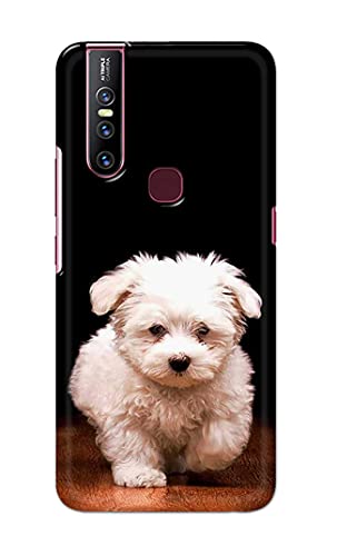 Image of PRINTFIDAA� Printed Hard Back Cover Case for Vivo V15 Back Cover (Puppy Dog) -2808