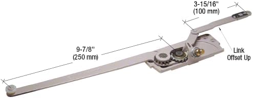 Miniatura 6 de CRL Mecanismo de mano derecha solo para operador de ventana abatible de doble brazo Entrygard por CR Laurence