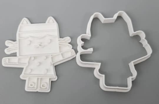 Miniatura 3 de Gabbies Dollhouse Cat Cookie Cutter & Stamp