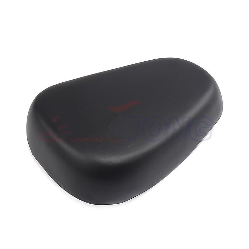 Funda de asiento de motocicleta para viajes largos con respaldo cómodo de cuero sintético