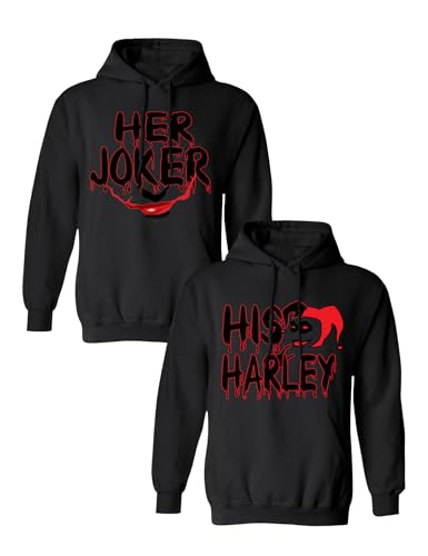 ALLNTRENDS Couple Hoodie Sweatshirts Love Couple Matching Outfits Valentines Collection