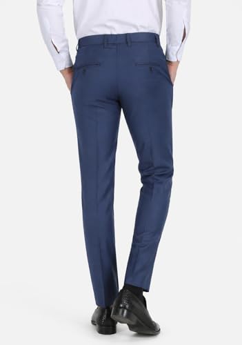 Image of Formal Pants for Men Office Wear - Premium Slim Fit Formal Trouser for Men, College Pant for Boys, Gents Bottom Formal wear for Office Meeting, Party, Gathering, Wedding