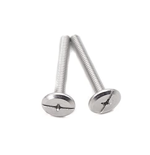 Image of cSeao 25pcs 1 /4-20 x 2 Sidewalk Bolts, Hurricane Bolts, 304 Stainless Steel, Plain Finish
