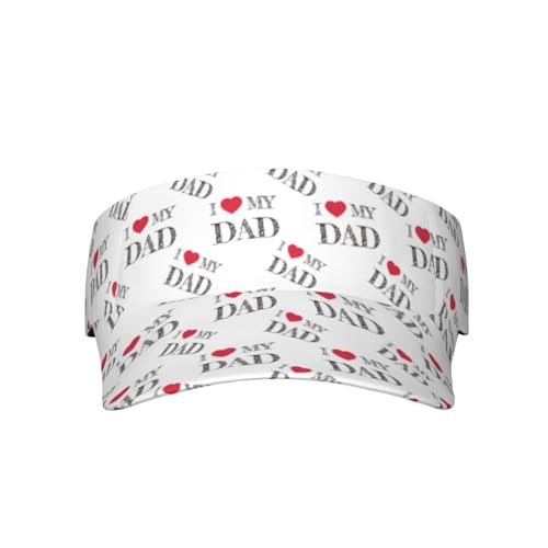 I Love My Dad - Gorro con Visera para Mujer y Hombre