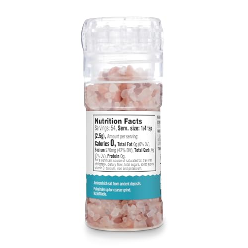 amazon grocery himalayan pink salt adjustable grinder 477 oz previously amazon fresh packaging may vary