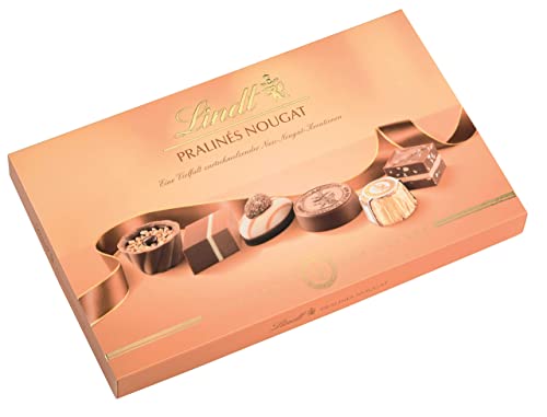 Lindt Schokolade - Pralinen Für Kenner Nougat | 2 x 200 g | Pralinés-Schachtel mit 20 feinen, zartschmelzenden Nuss-Nougat Kreationen in 10 Sorten | Pralinengeschenk | Schokoladengeschenk