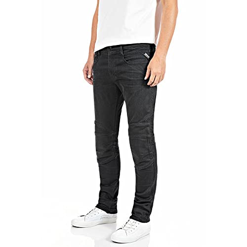 Replay Motorrad Jeans Motorradhose Motorradjeans Brake Jeanshose schwarz...