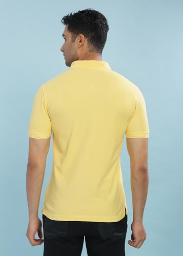 Image of Force NXT Polo Neck T-Shirt for Men Pack of 1 | Regular Fit T-Shirt for Men | Premium Super Combed Rich Cotton Polo Shirt | Men's Ultra Soft Half Sleeve T-Shirt