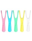 FUGLUS 5PCS Wiederverwendbare Zahnseide Halter, zahnseide halter, Flosser...
