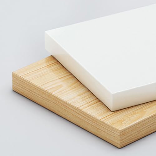 Maison for chat en bois blanche avec griffoir et roulettes - 8