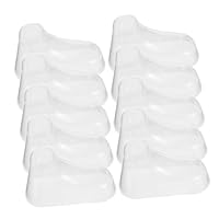VERDANVERSE 50 Piezas Soportes Transparentes para Zapatos de Niña Moldes Resistentes de PVC para Calcetines Zapatitos y Patucos Exhibidor para Hogar y Tienda Moldeador Multifuncional para