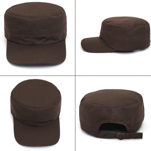 Image of Unisex Basic Cadet Army Caps Everyday Military Style Hat